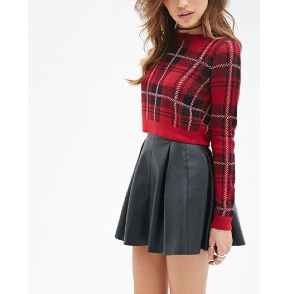 3/$10 Forever21 leather skirt